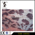 Zwei Farben Twist Leopard gedruckte Wolle und Acryl gemischten Schal perfekte Weihnachtsgeschenk